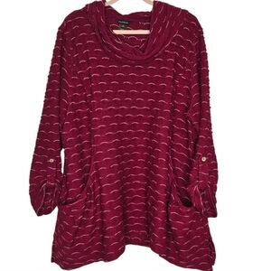 Multiples cowl neck tunic top